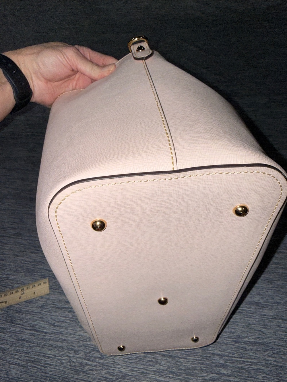 Dooney & Bourke Blush Pink Saffiano Tote - Picture 8 of 13